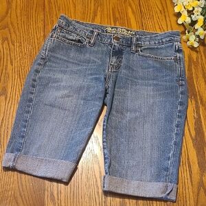 Abetcrombie & Fitch Blue Denim Capri Pants Size 4R